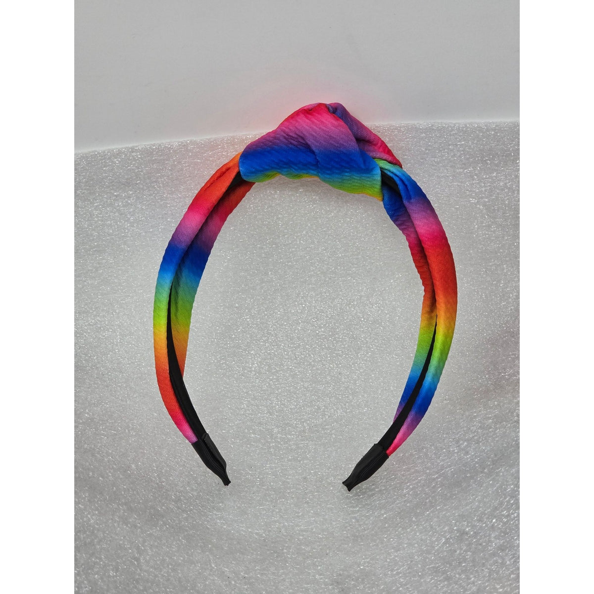 Rainbow Tie-Dye Knotted Headband For Women Hair Band