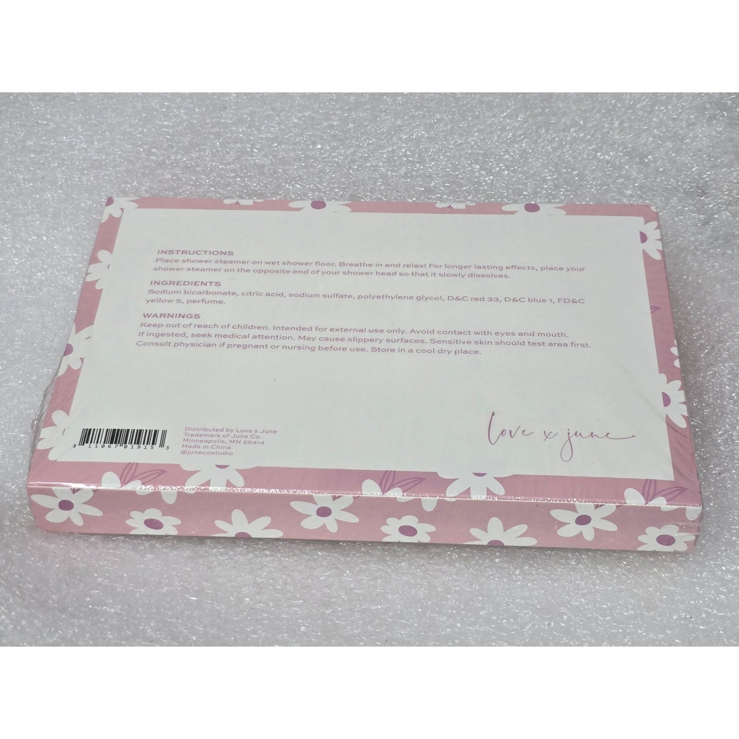 Lavender Shower Steamers 6 Count Love & June Relaxing Aroma Spa-Like Experience