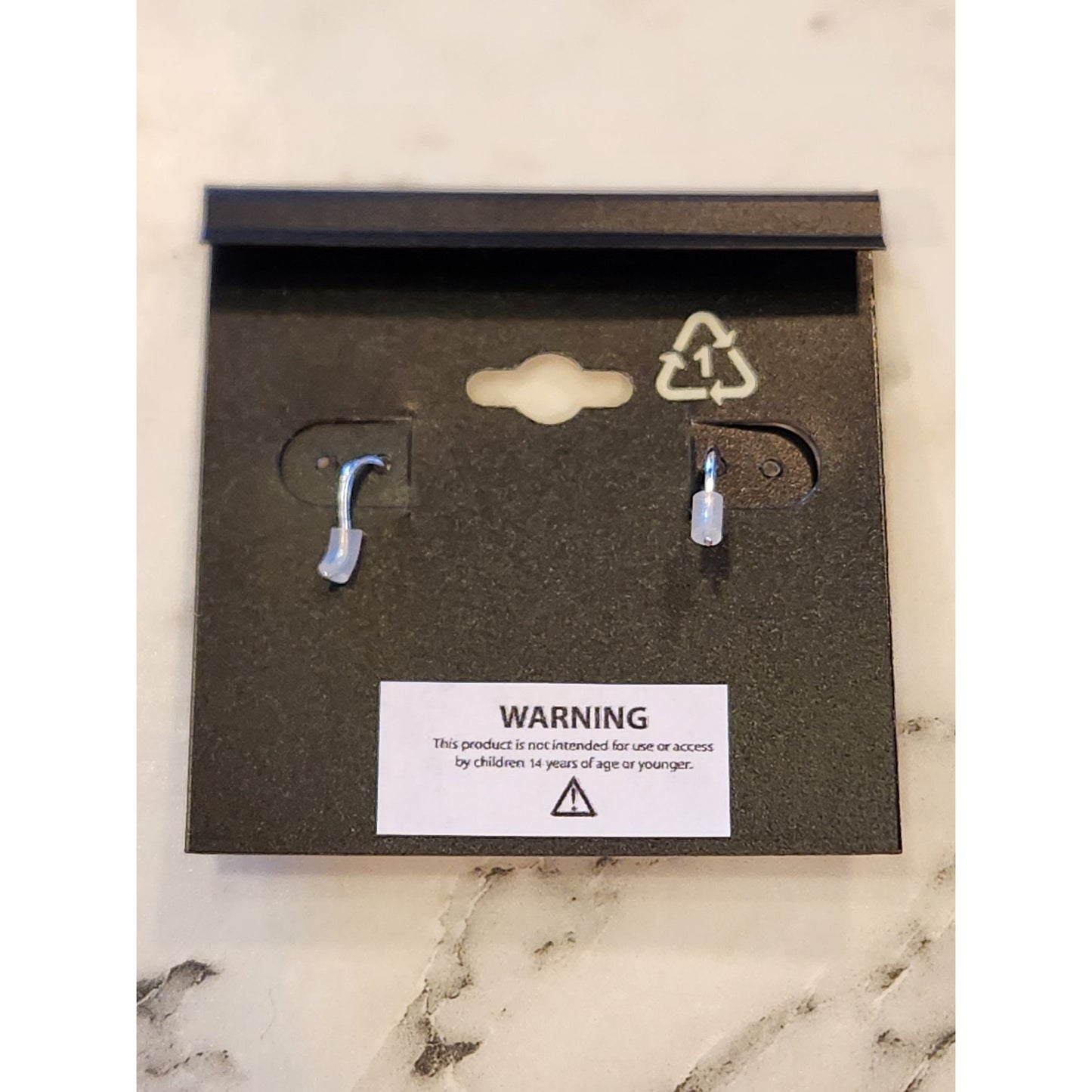 Napier Silver-Tone Drop Earrings With Faceted Crystal Stones