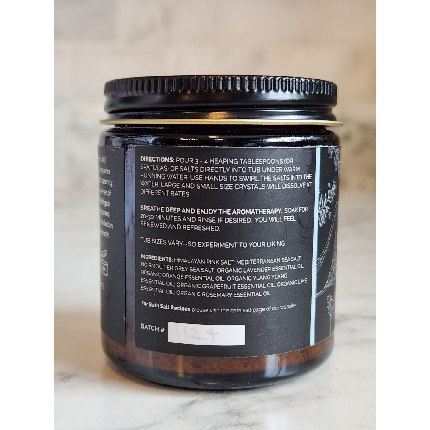 Chagrin Valley Soap & Salve Grapefruit Ylang Ylang Bath Salt Aromatherapy