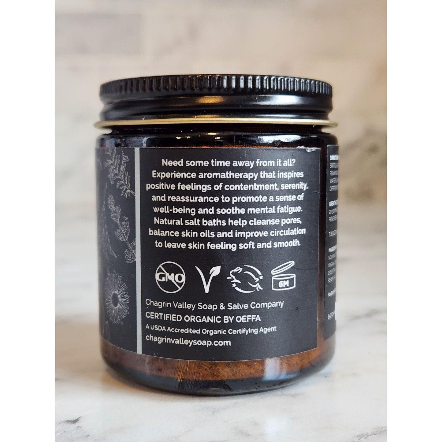 Chagrin Valley Soap & Salve Grapefruit Ylang Ylang Bath Salt Aromatherapy