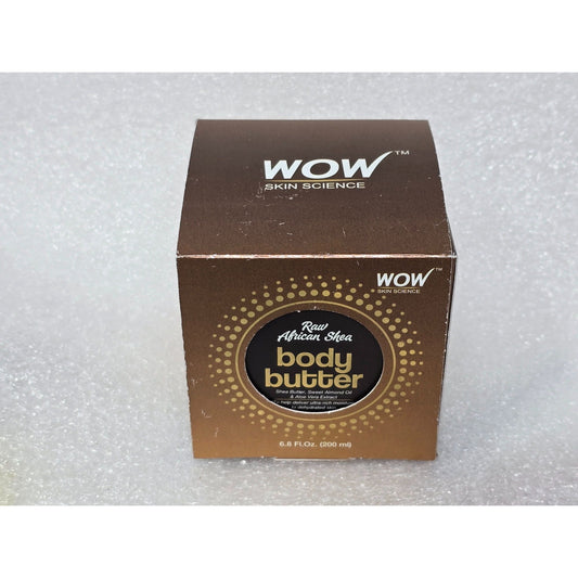 Wow Skin Science Raw African Shea Body Butter Hydrating & Nourishing Skincare