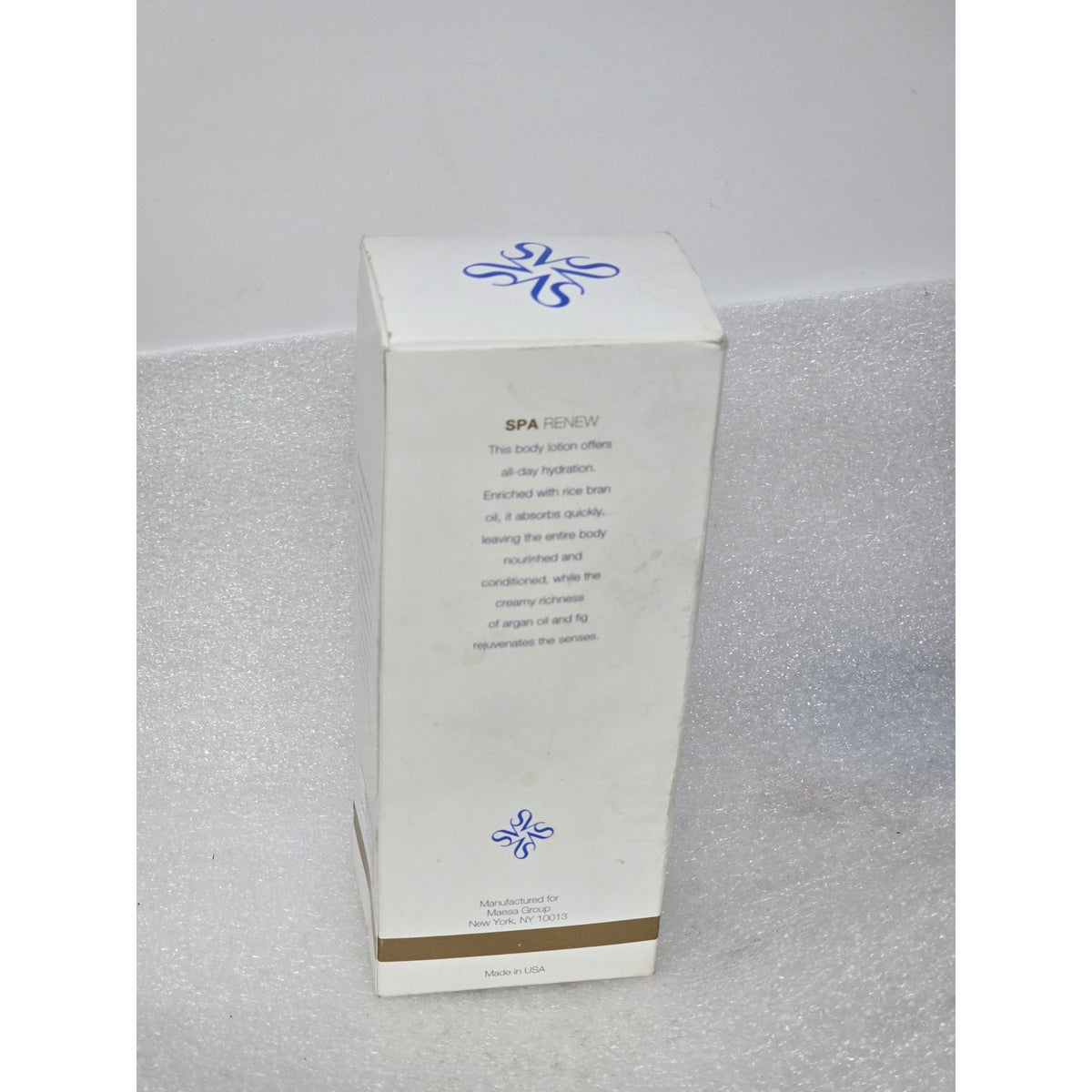 Simply Vera Vera Wang Spa Renew Body Lotion Argan Oil & Fig 8.4 Fl Oz / 250 mL