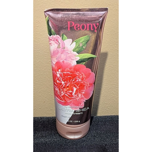 Bath & Body Works Peony Ultra Shea 24 Hour Moisture Body Cream 8 Oz