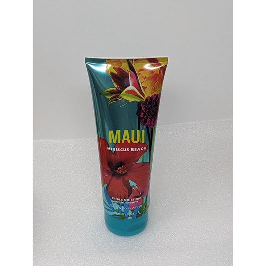 Bath & Body Works Maui Hibiscus Beach Triple Moisture Body Cream 8 oz