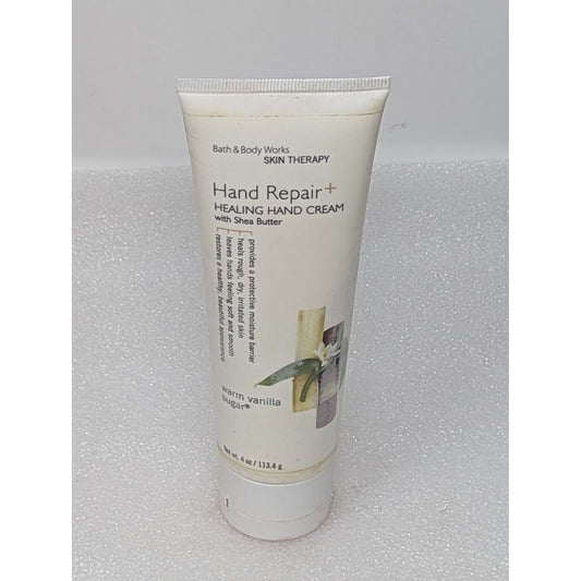 Bath & Body Works Hand Repair Healing Hand Cream Warm Vanilla Sugar 4 oz