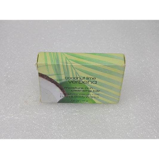 Bath & Body Works Coconut Lime Verbena Cleansing Soap Bar Travel Size 1.5 oz