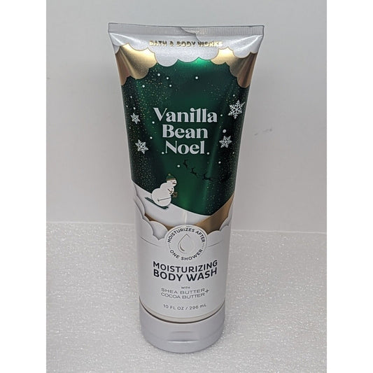 Bath & Body Works Vanilla Bean Noel Moisturizing Body Wash 10 oz