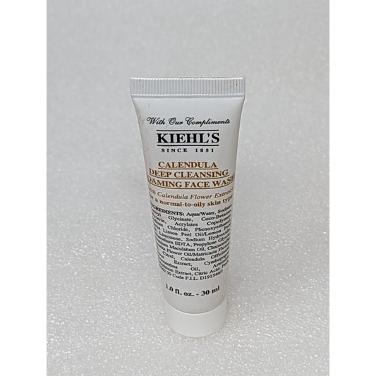 Kiehl's Calendula Deep Cleansing Foaming Face Wash 1 oz Travel Size