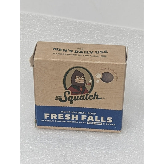 Dr. Squatch Men's Natural Bar Soap Fresh Falls 5 oz