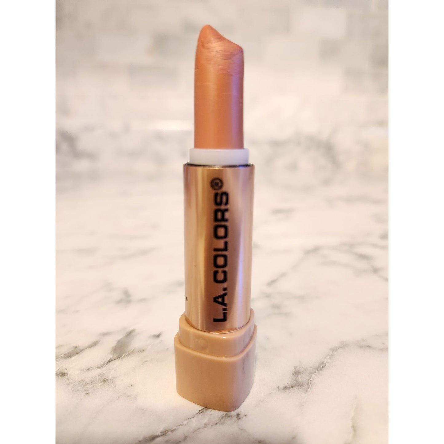 L.A. Colors Natural Shine Tinted Lipstick C68672 0.11 Oz Hydrating Nude Makeup