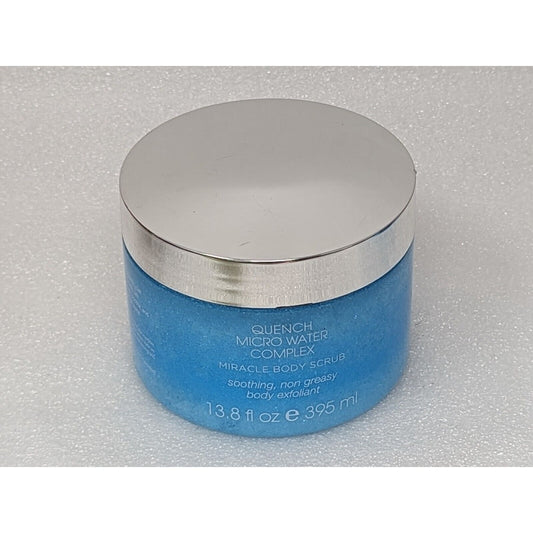 Quench Micro Water Complex Miracle Body Scrub Soothing Body Exfoilant 13.8 oz