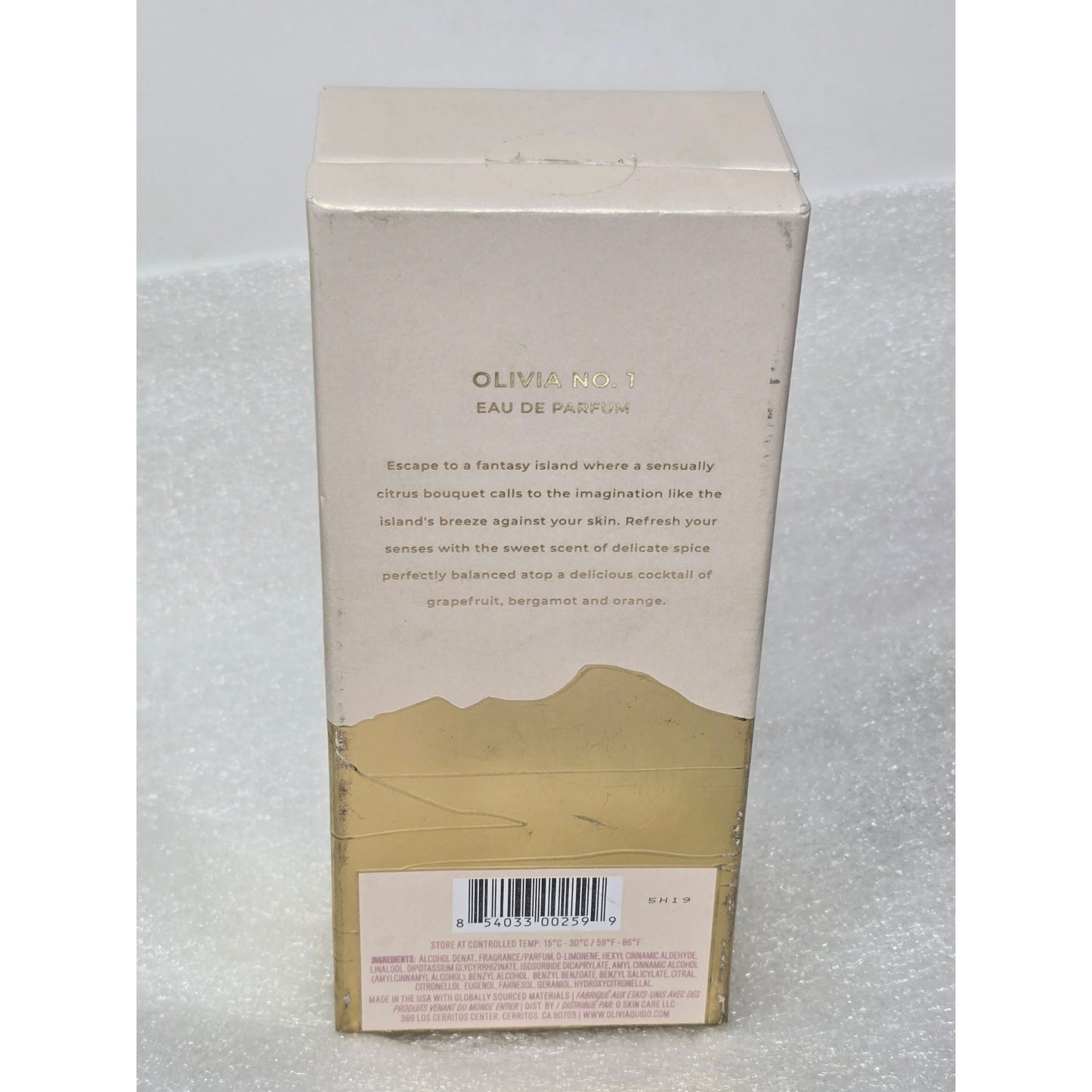 Olivia Quido No. 1 Eau De Parfum Perfume 3.2 Oz 95 mL Fine Fragrance Boxed