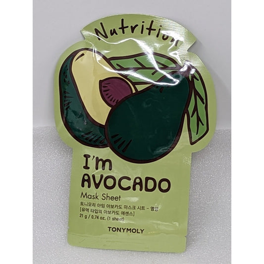 Tony Moly I'm Avacado Nutrition Sheet Face Mask