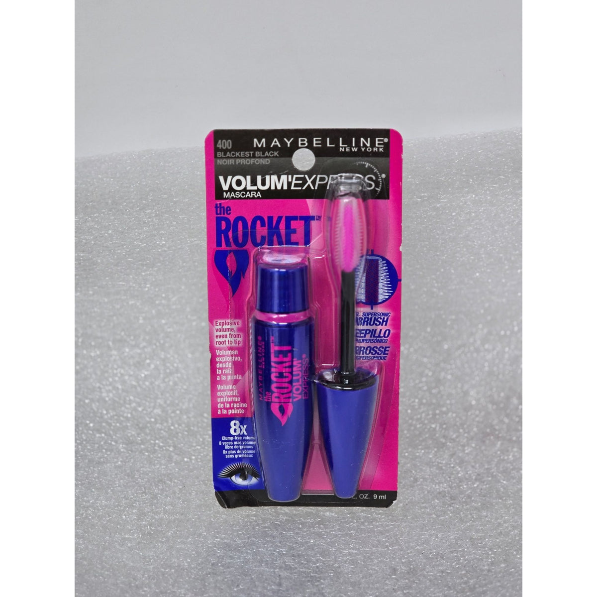 Maybelline The Rocket Volum Express Mascara 400 Blackest Black 9ml Washable