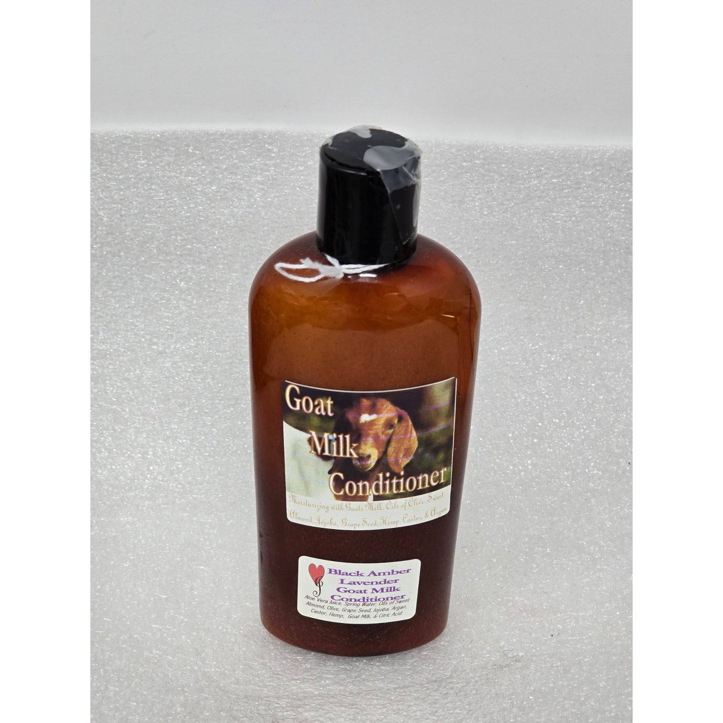 Goat Milk Conditioner Black Amber & Lavender 8 Oz Hydrating Formula