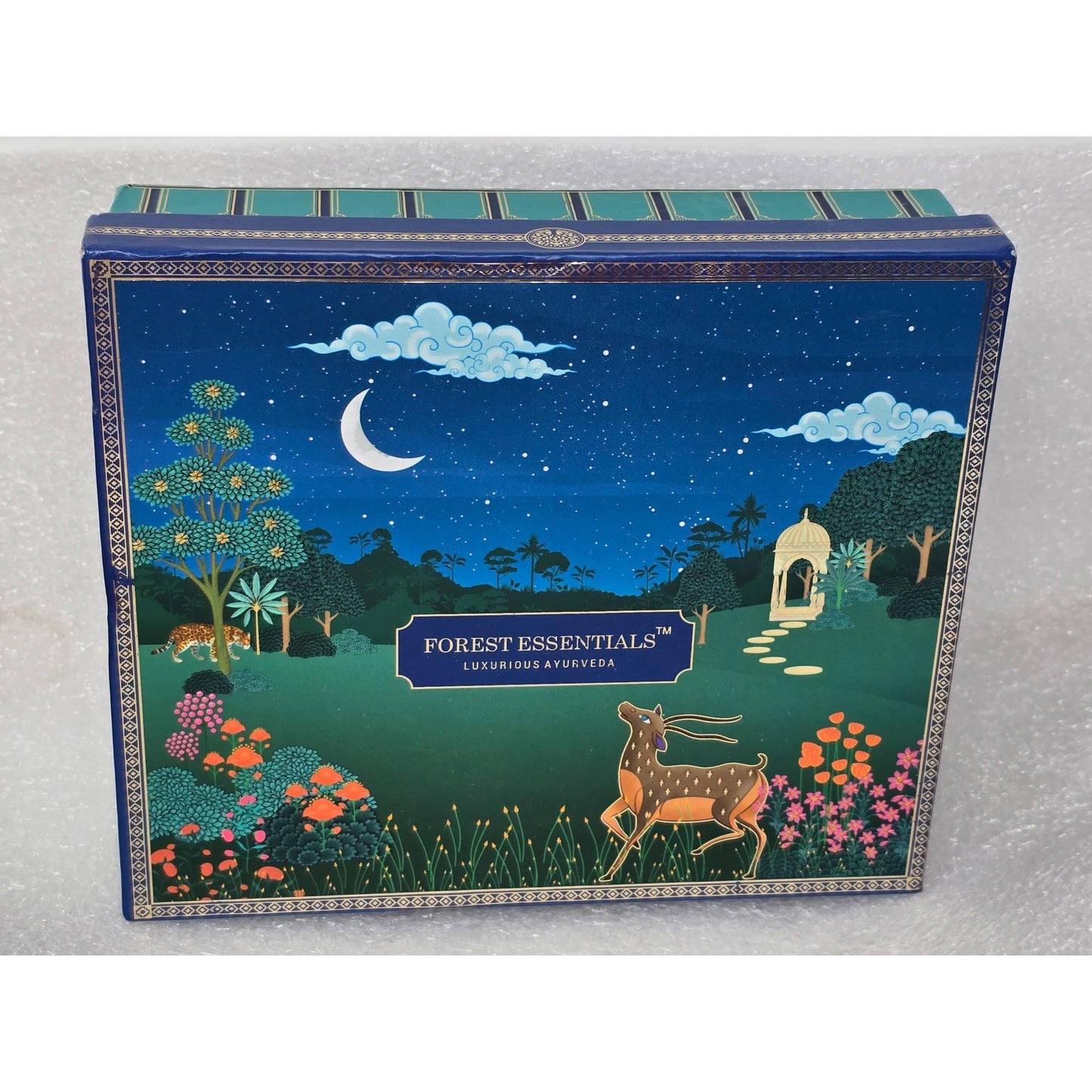 Forest Essentials Bahaar Spring Ayurvedic Gift Set Cleanser Lotion Soap Lip Balm