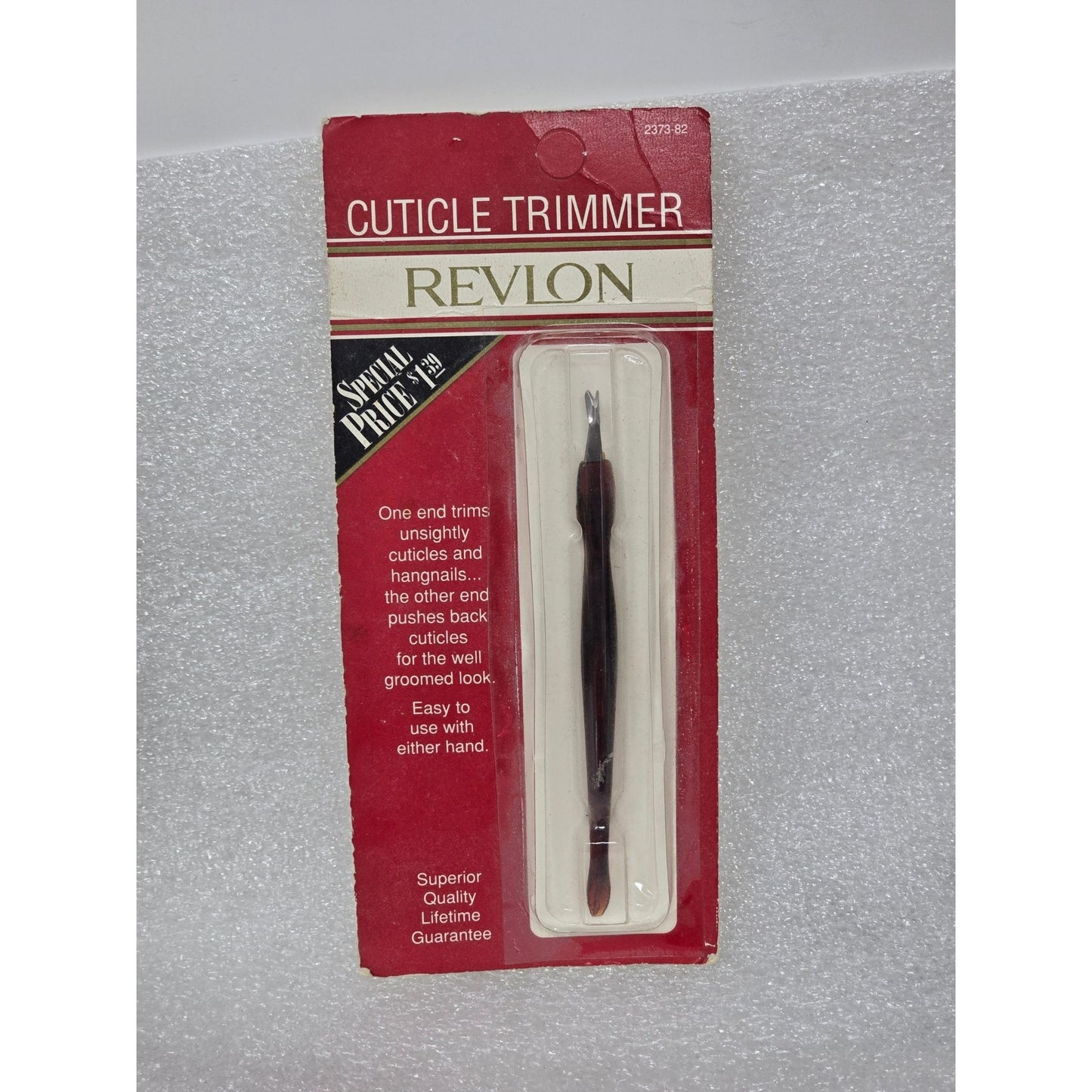 Vintage Revlon Cuticle Trimmer 2373-82 Precision Handcrafted Grooming Tool