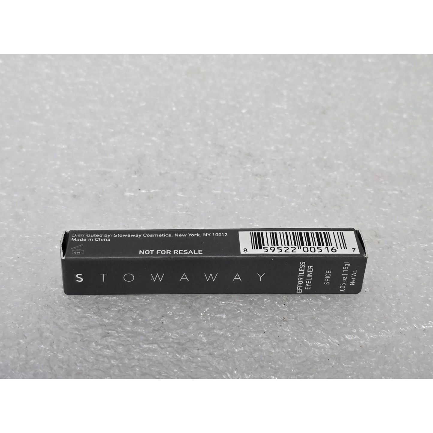 Stowaway Cosmetics Effortless Eyeliner Spice 0.005 Oz Travel Size