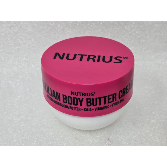Nutrius Brazilian Body Butter Cream With Cocoa Butter & Vitamin C Berry Bliss