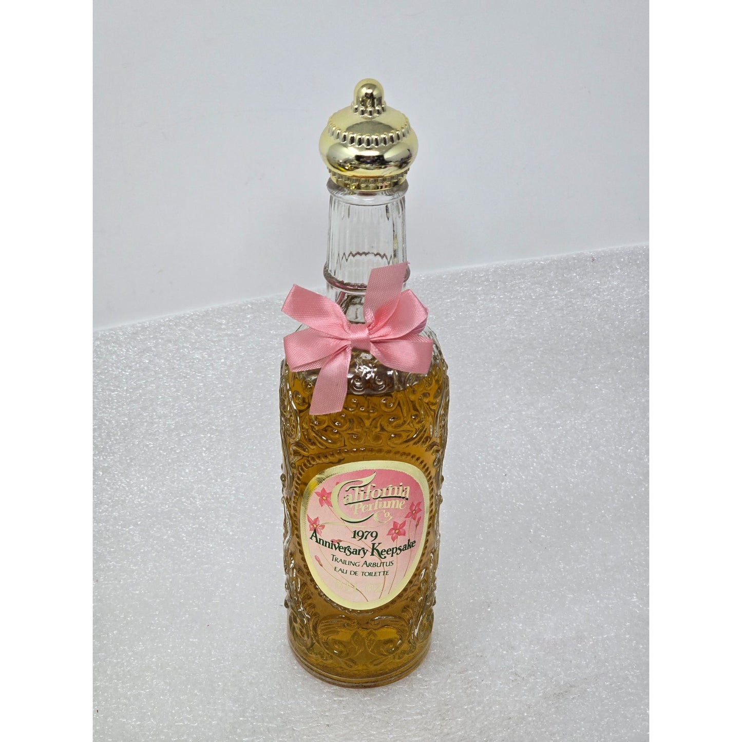 California Perfume Co. 1979 Anniversary Keepsake Trailing Arbutus 8 oz