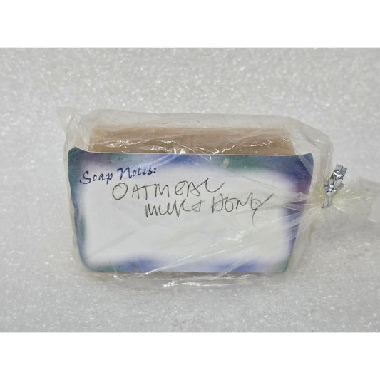 Handcrafted Oatmeal Milk & Honey Soap Bar Natural Gentle Cleanser