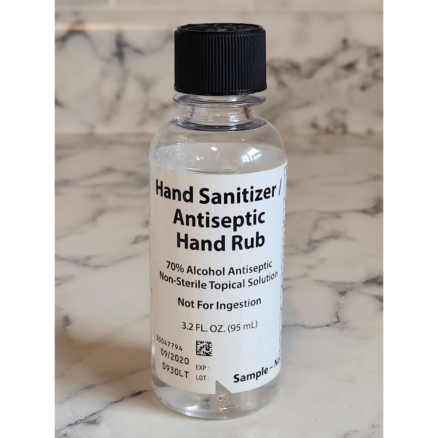 Hand Sanitizer Antiseptic Hand Rub 3.2 Fl. Oz. 70% Alcohol Non-Sterile Topical
