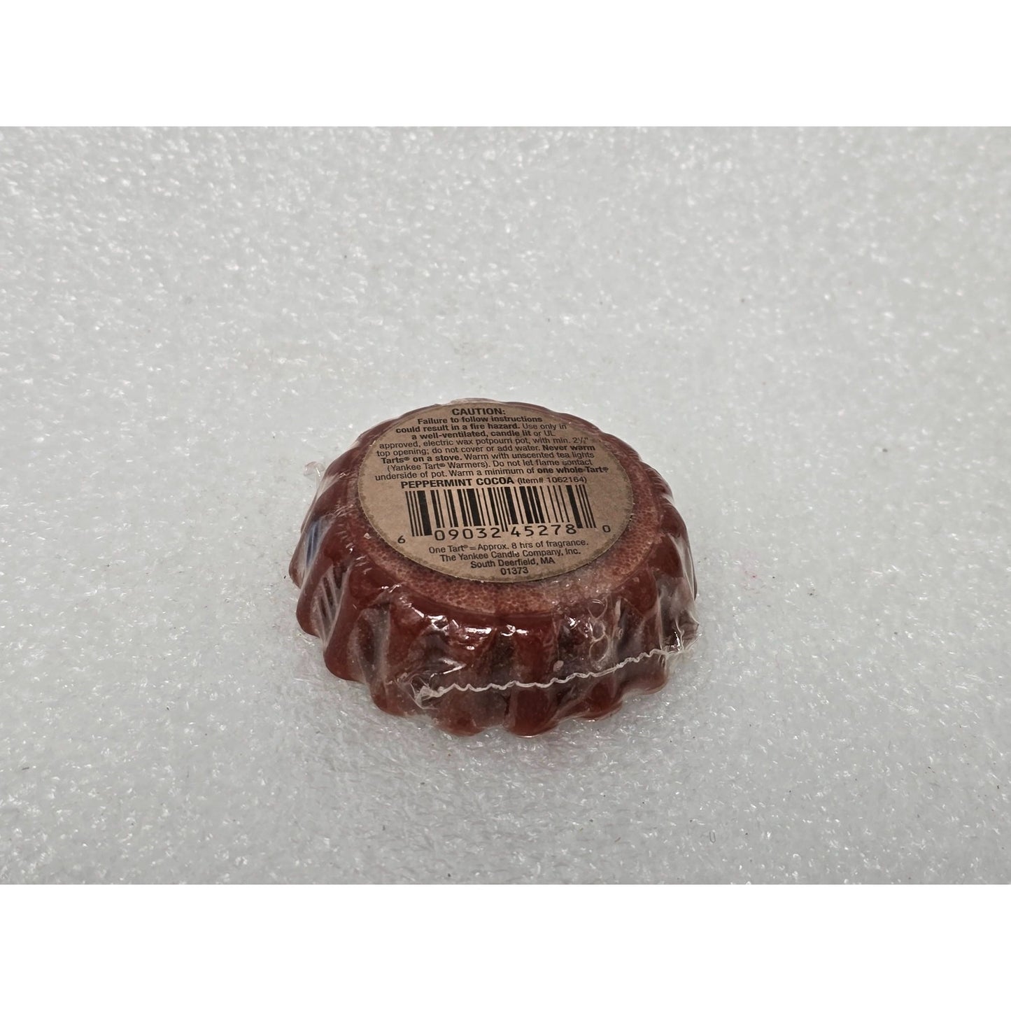 Yankee Candle Peppermint Cocoa Wax Potpourri Tart 0.8 Oz Scented Wax Melt