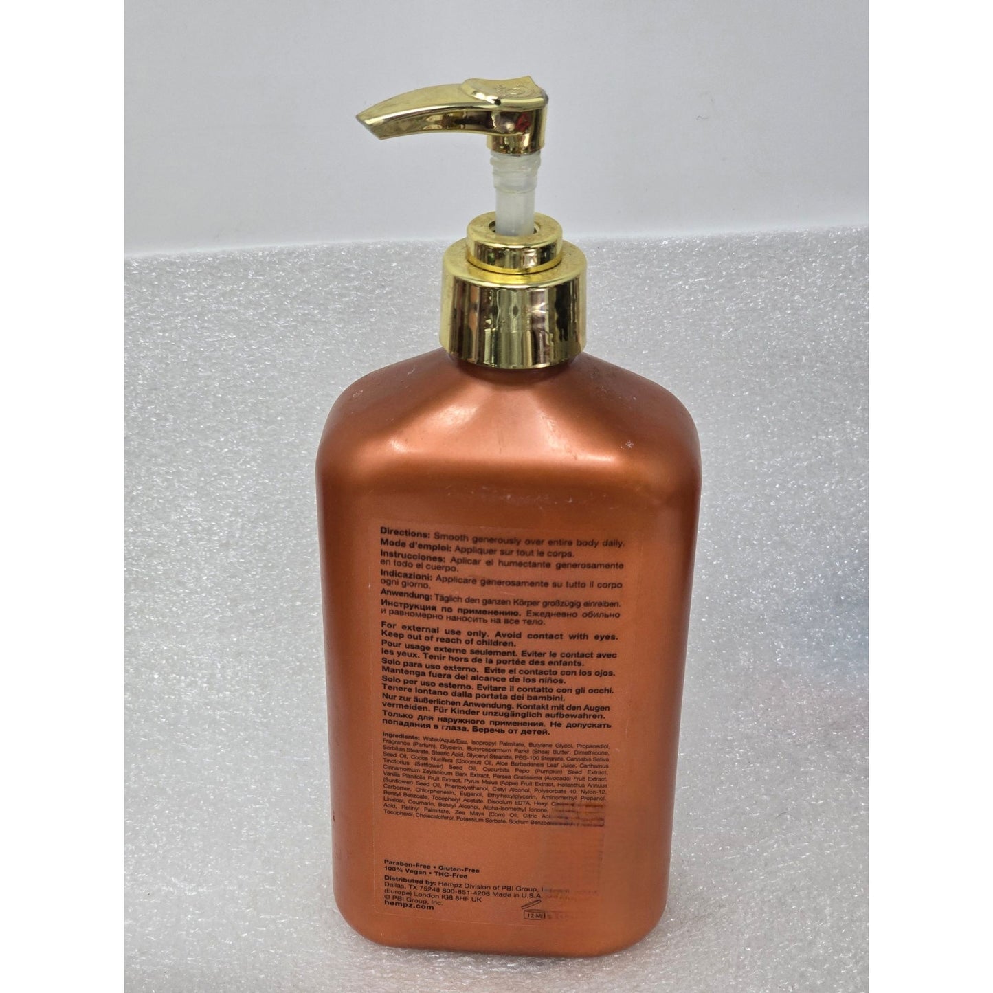 Hempz Pumpkin Spice & Vanilla Chai Herbal Body Moisturizer 17oz Limited Edition