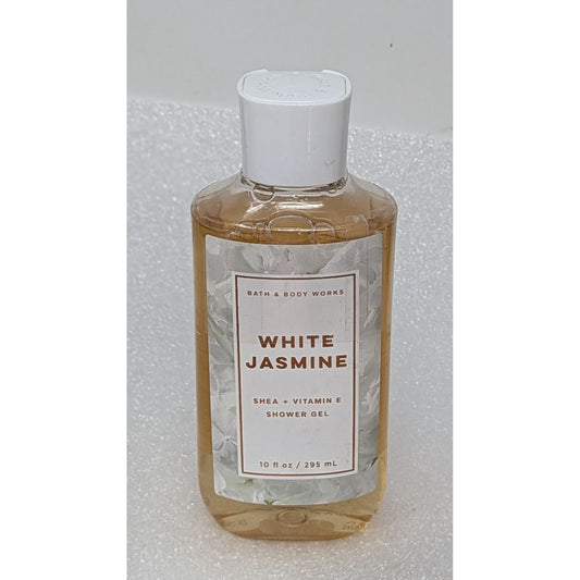 Bath & Body Works White Jasmine Shea + Vitamin E Shower Gel 10 Fl Oz / 295 Ml