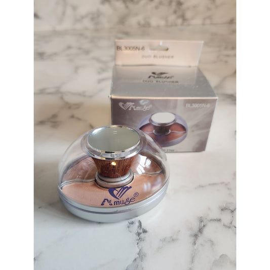 Amuse Duo Blusher BL3005N-6 Compact With Mirror & Brush 6.6g/0.23oz