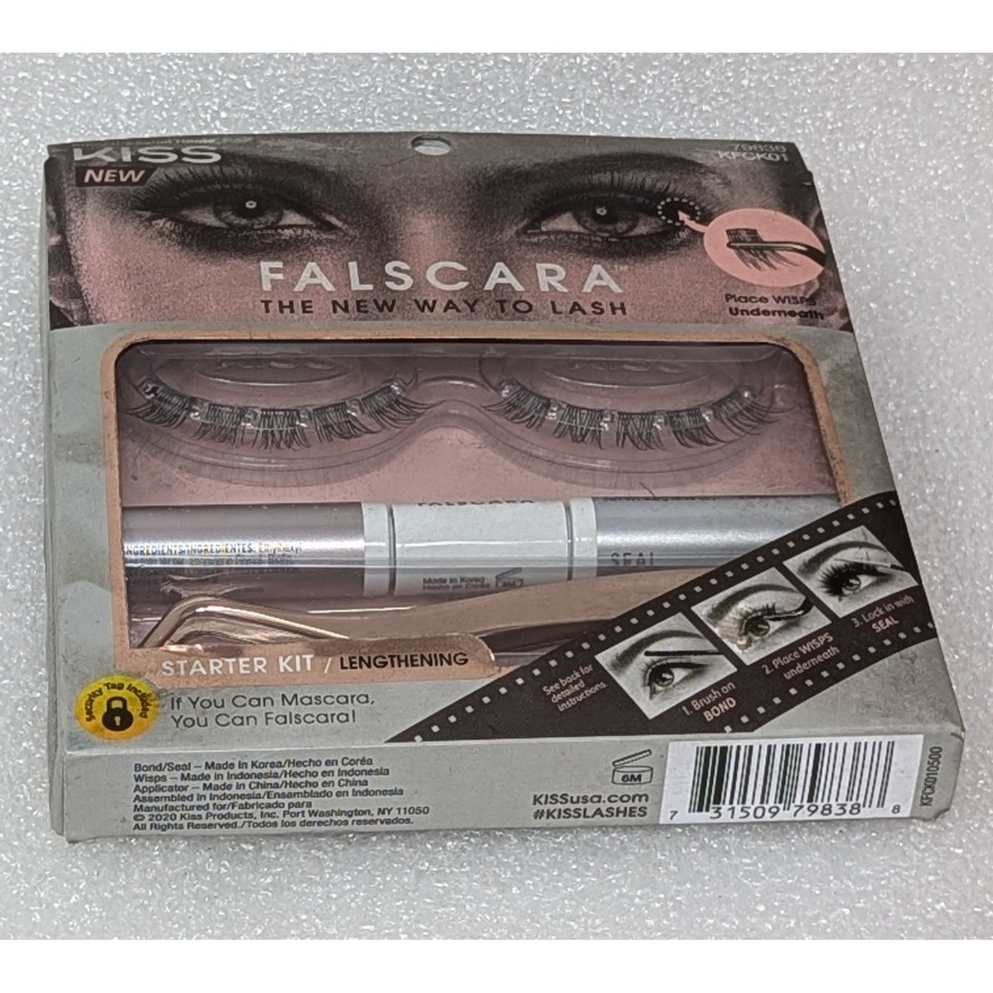 KISS Falscara Eyelash Starter Kit  Lengthening