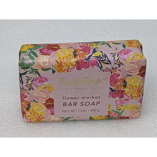 Paint & Petals Flower Market Scented Bar Soap 7 oz