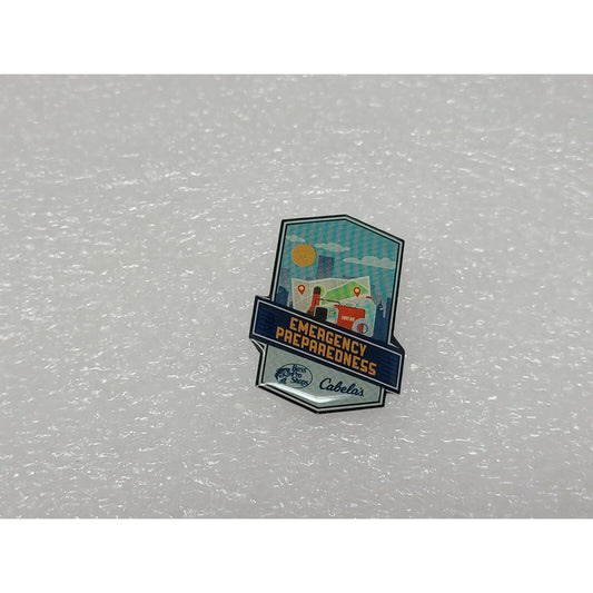 Cabela's Bass Pro Shops Lapel Pin Emergency Preparedness Pin