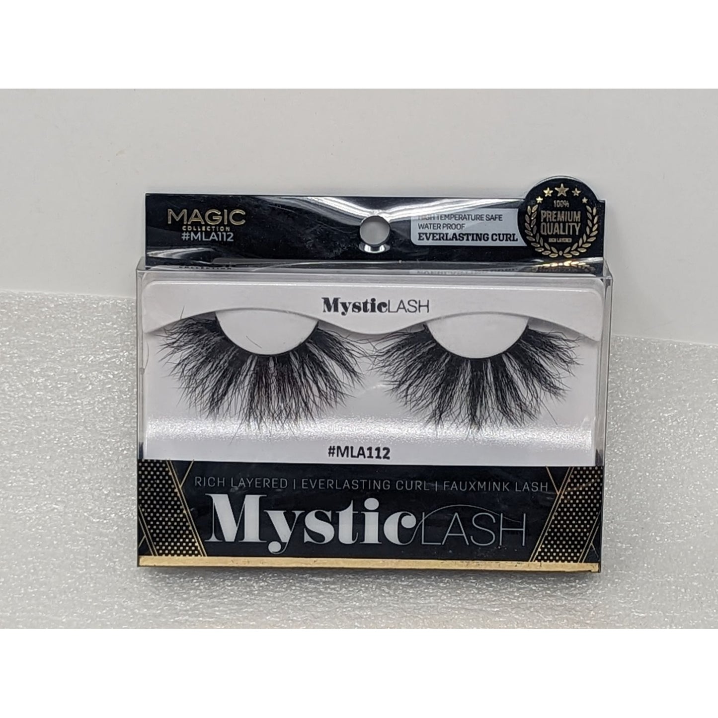 Mystic Lash Magic Collection Everlasting Curl False Lashes Black MLA112