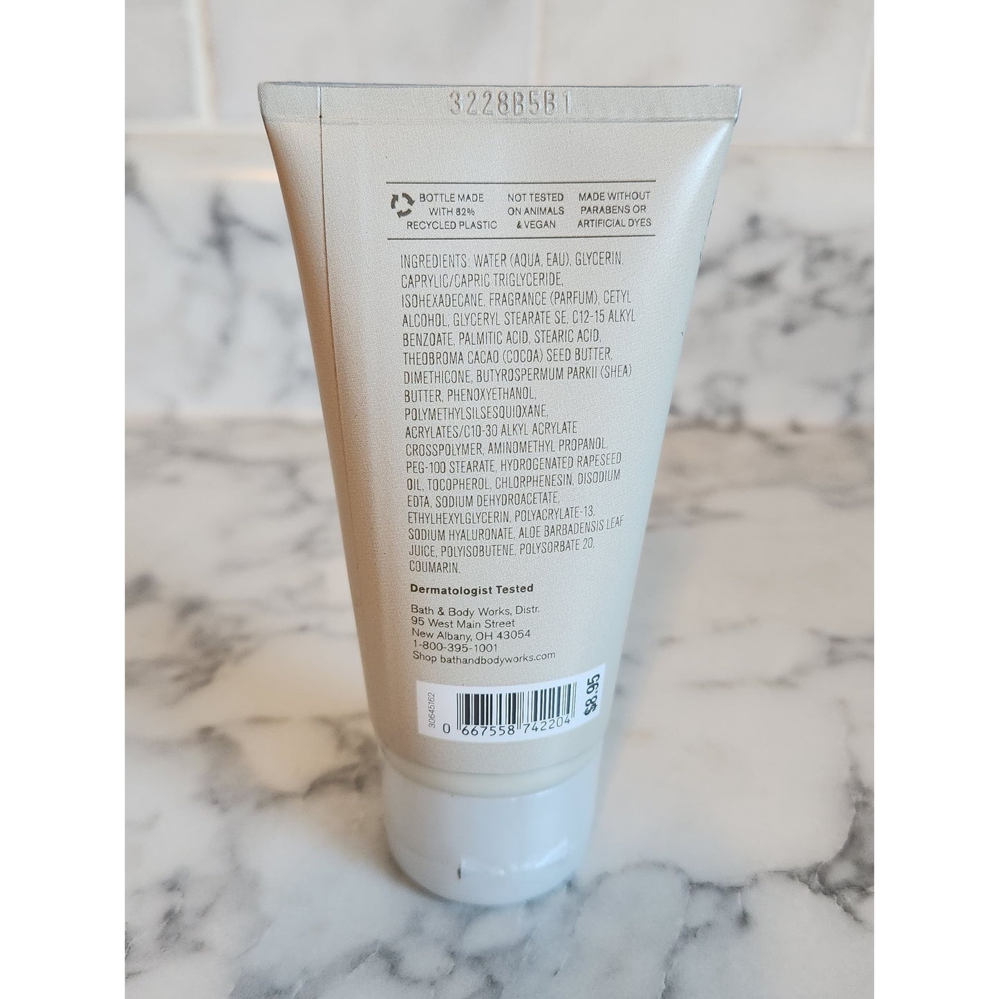 Bath & Body Works Snowflakes & Cashmere Body Cream 2.5 oz Travel Size