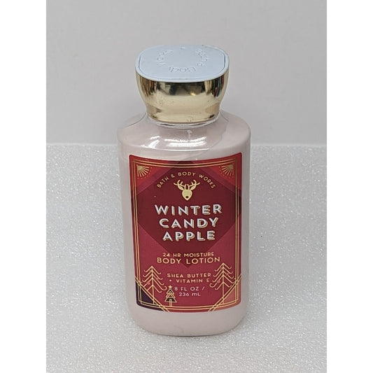 Bath & Body Works Winter Candy Apple 24 Hour Moisture Body Lotion 8  oz