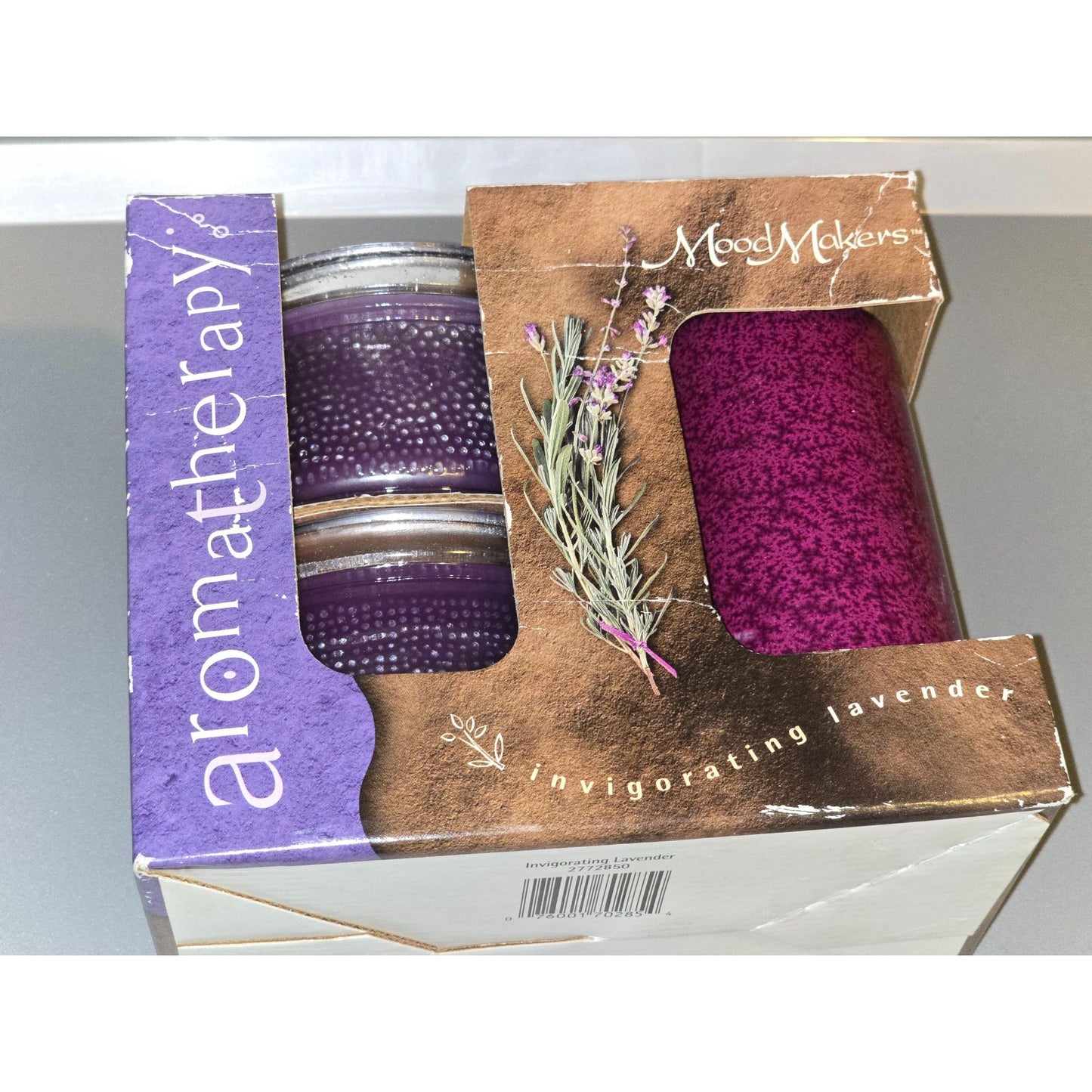 Candle-Lite Aromatherapy Mood Makers Invigorating Lavender Scented Candle Set