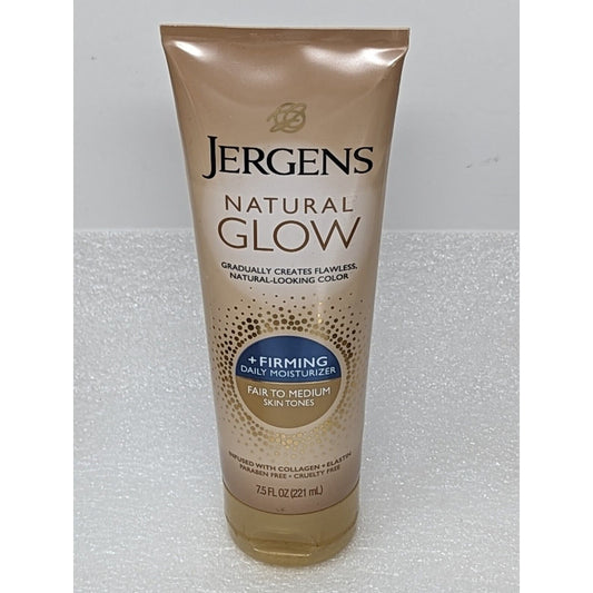 Jergens Natural Glow Firming Daily Moisturizer Fair to Medium Skin Tones 7.5 oz