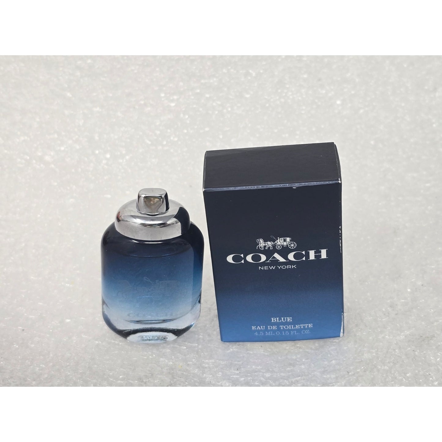 Coach Blue Eau De Toilette .15 oz Mini Cologne Men's Fragrance With Box New York