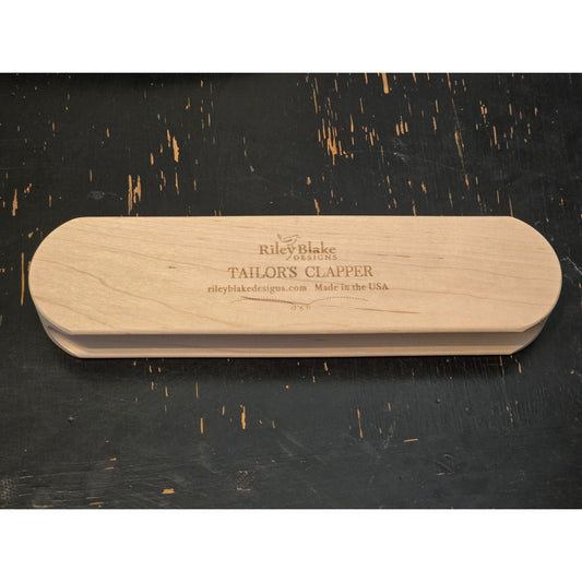 Riley Blake Designs Wooden Tailor's Clapper Made In USA For Crisp Pressed Seams