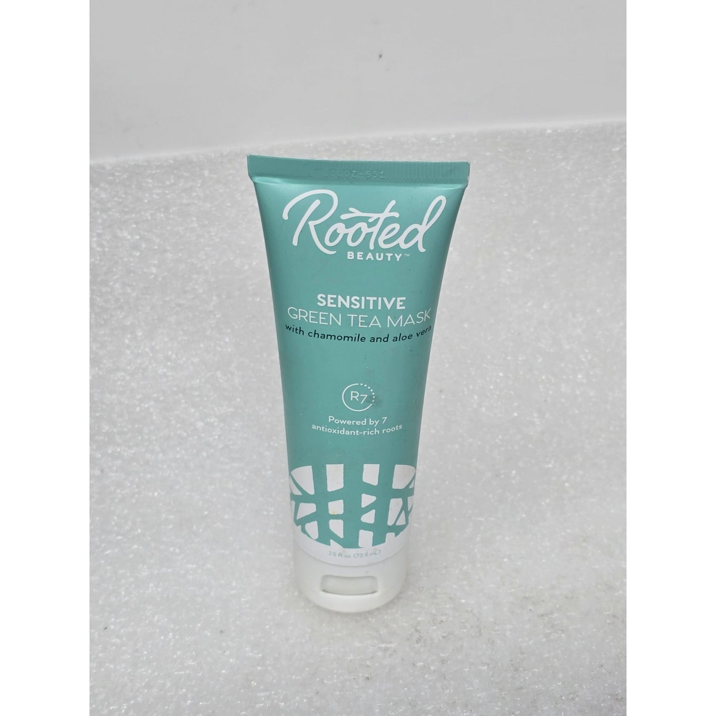 Rooted Beauty Sensitive Green Tea Mask With Chamomile & Aloe Vera 2.5 Fl Oz