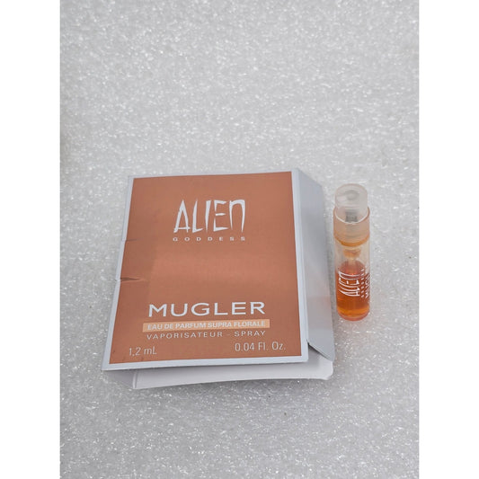 Alien Goddess Mugler Eau De Parfum Perfume Supra Florale Spray Sample .04 Oz