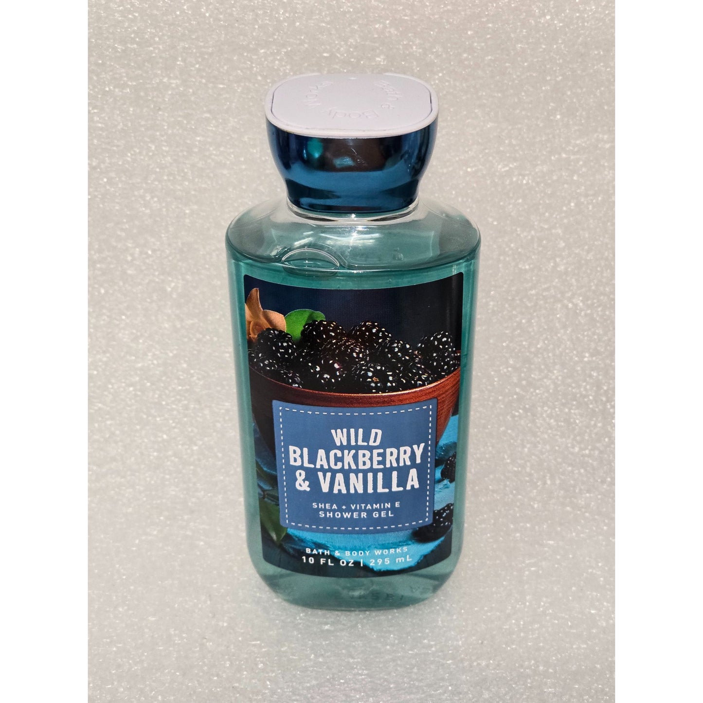 Bath & Body Works Wild Blackberry & Vanilla Shower Gel 10 Fl Oz Shea & Vitamin E