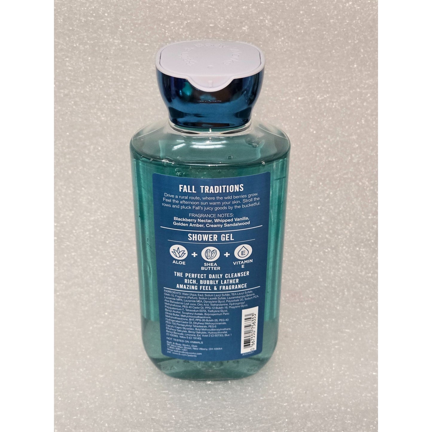 Bath & Body Works Wild Blackberry & Vanilla Shower Gel 10 Fl Oz Shea & Vitamin E