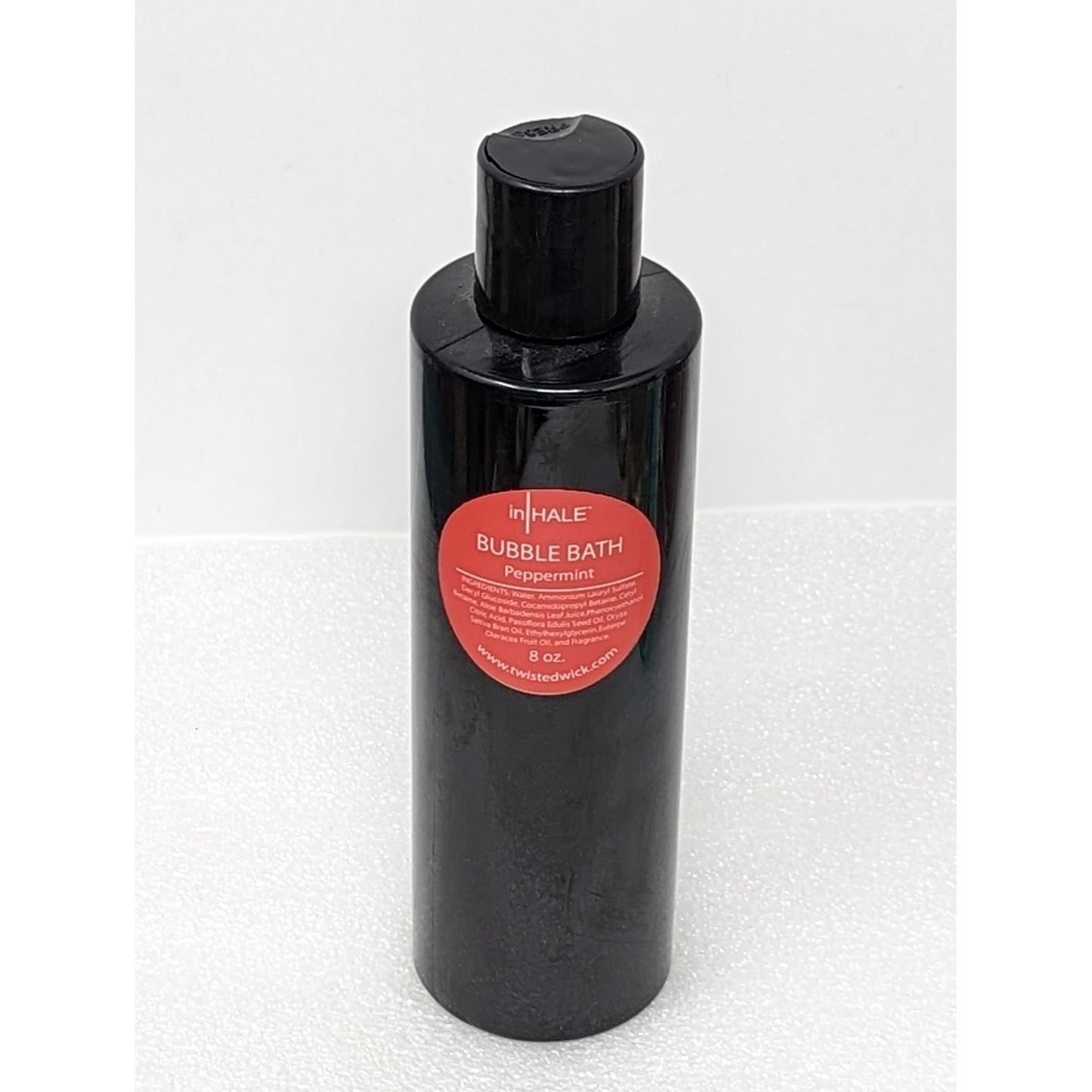 Inhale Bubble Bath Peppermint 8 oz