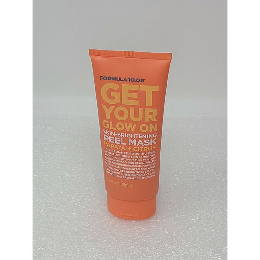 Formula 10.0.6 Get Your Glow On Skin-Brightening Peel Mask Papaya & Citrus 3.4oz