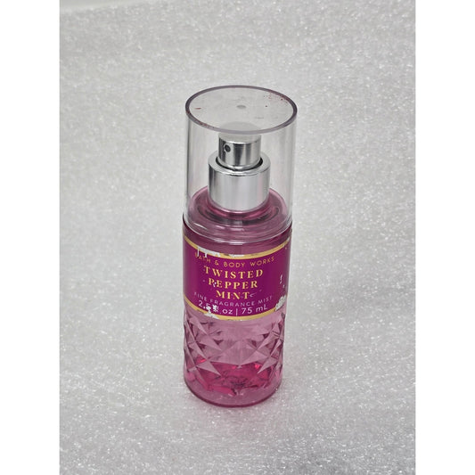 Bath & Body Works Twisted Peppermint Fine Fragrance Mist 2.5 Oz Travel Size