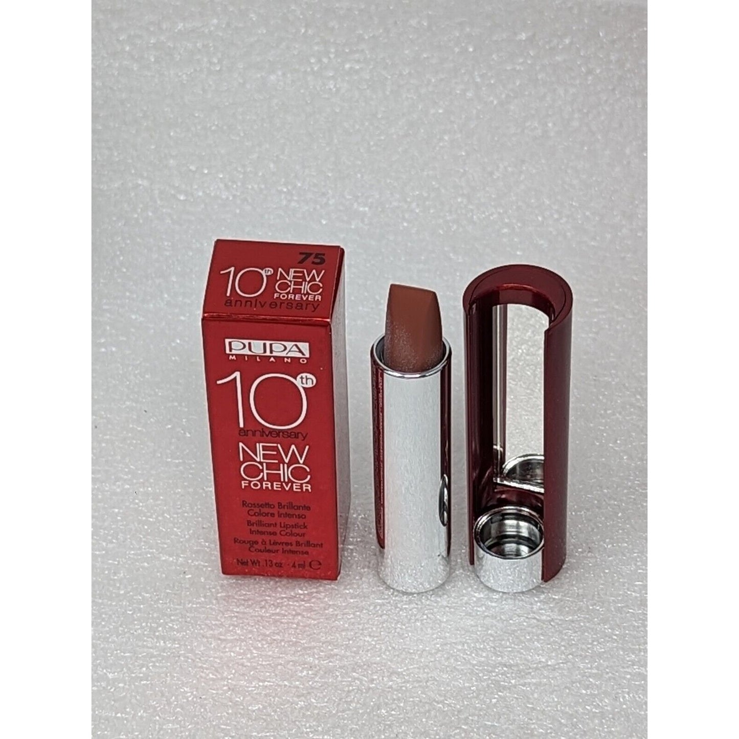 Pupa Milano 10th Anniversary New Chic Lipstick 75 Rosy Brown