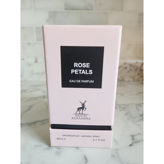 Rose Petals Eau De Parfum By Maison Alhambra 80ml Spray Bottle